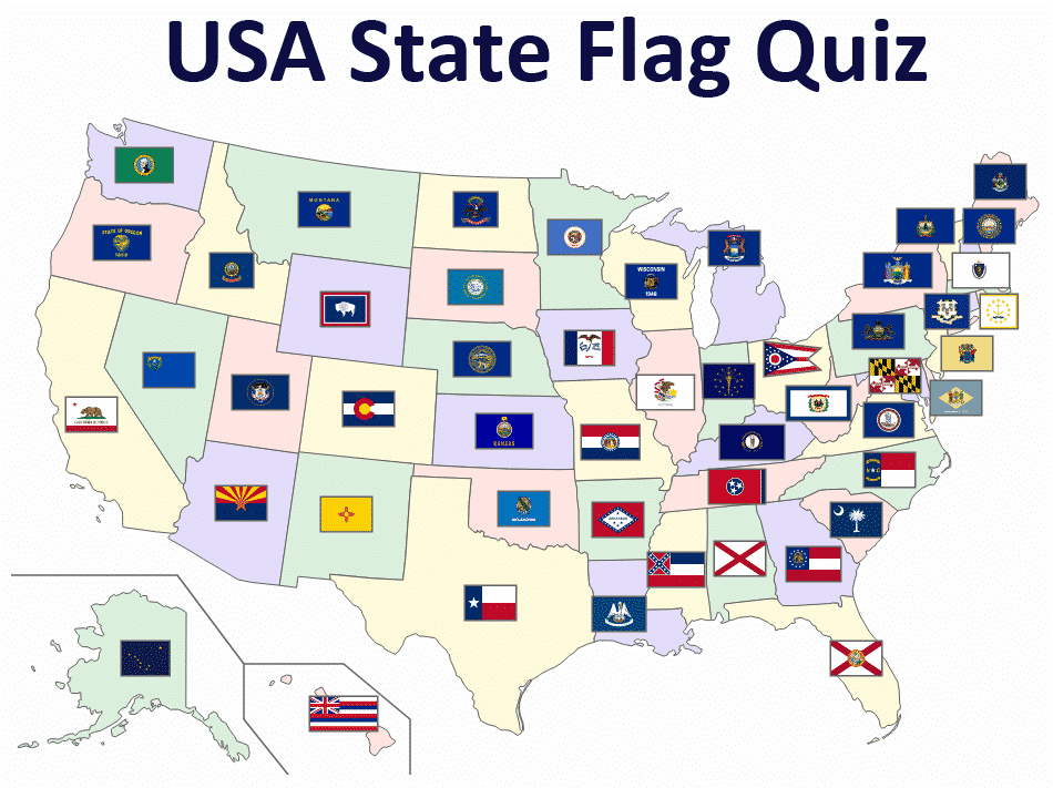 USA State Flag Quiz Game