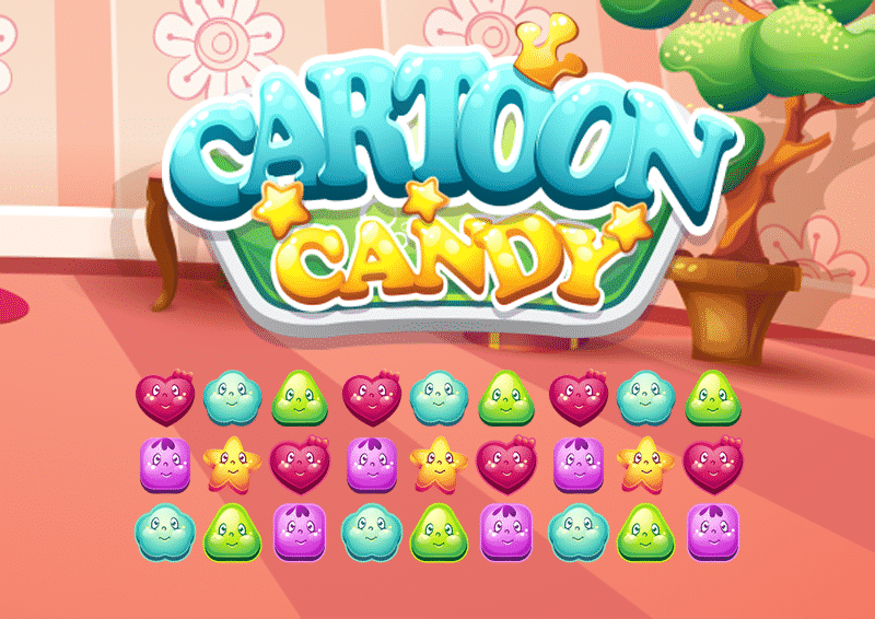 Cartoon Candy Matching Game