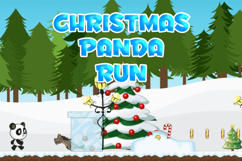 Christmas Panda Run Game