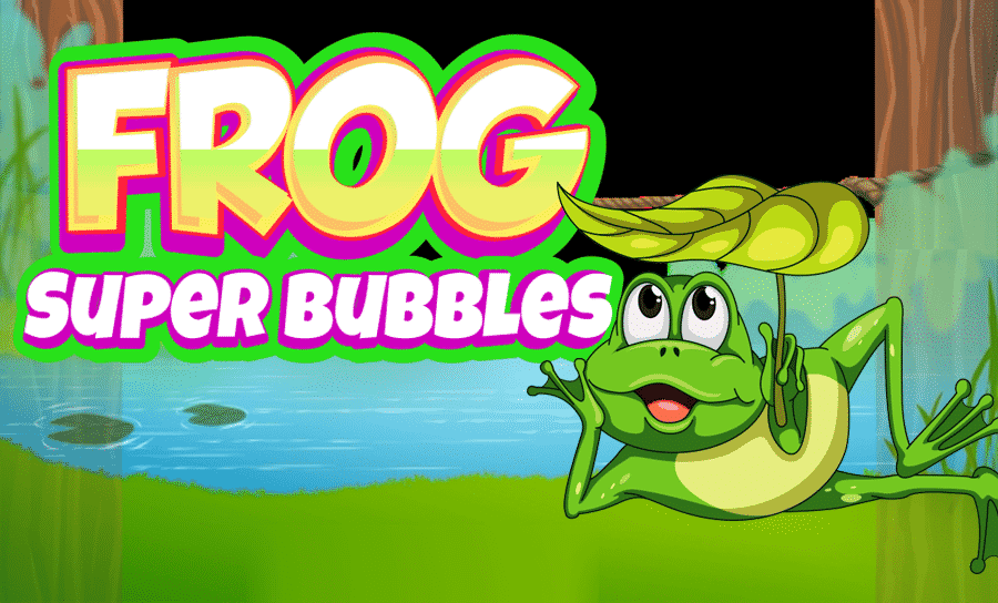 Frog Super Bubbles Matching Game