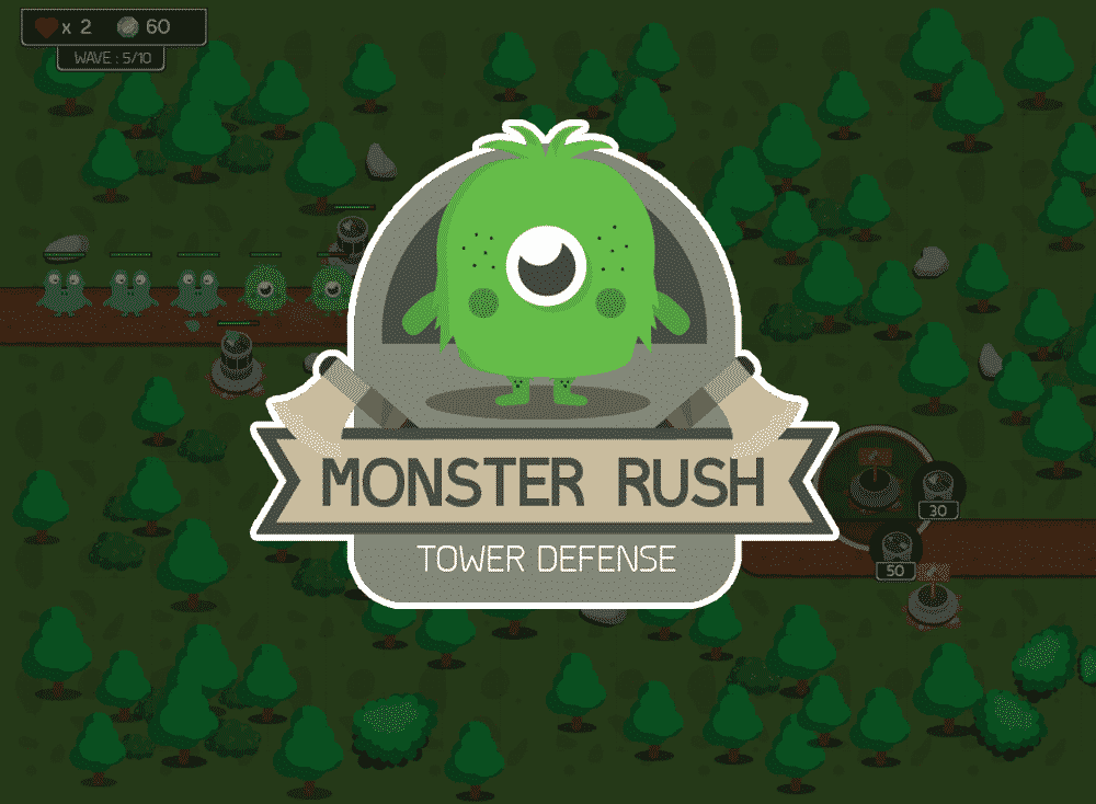 Monster Rush Tower Defense Game